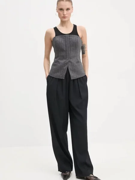 Блузка A.L.C. Renee візерунок сірий