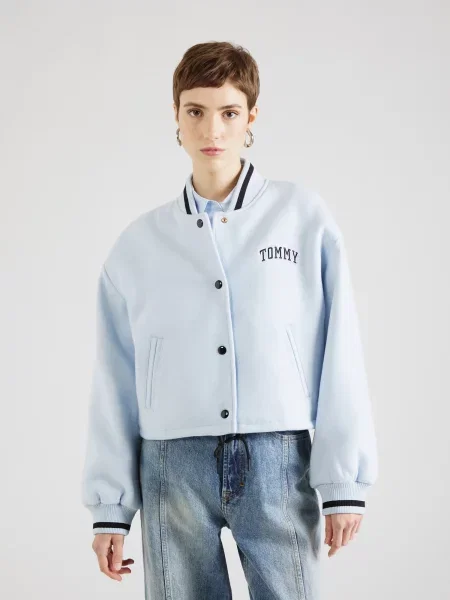 Tommy Jeans Bomber dzseki Varsity kék