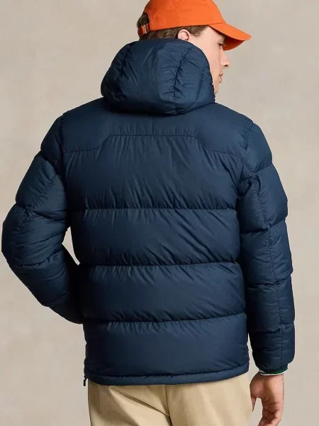 Polo Ralph Lauren kurtka puchowa zimowa granatowy