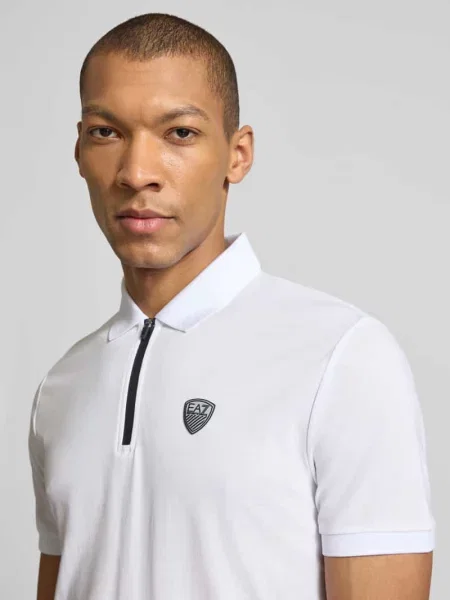 Emporio Armani Koszulki Mężczyzna L Koszulka Polo Regular Fit Emporio Armani Ea7 biały