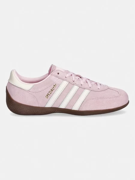 Semišové tenisky adidas Originals Handball Spezial Lo Pro ružová