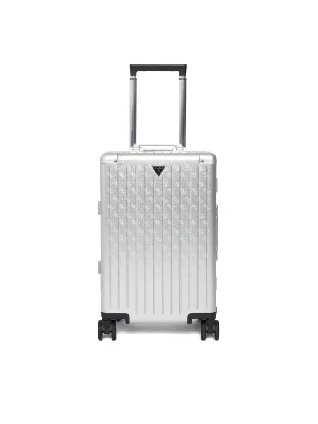 Guess Valiză de cabină Trunkshow argintiu