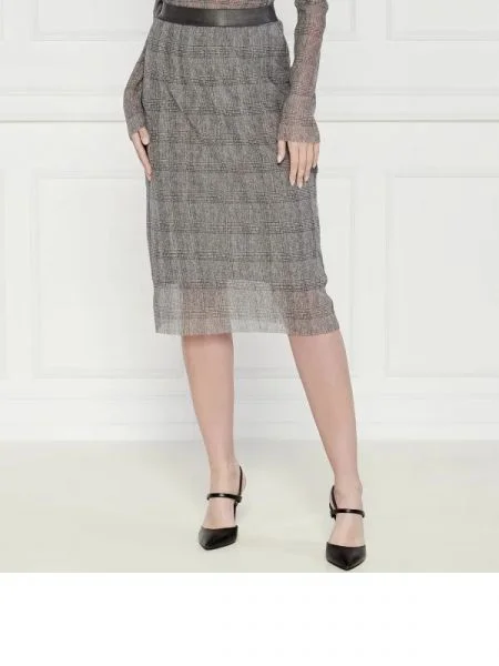 BOSS BLACK Fustă Evibelle negru