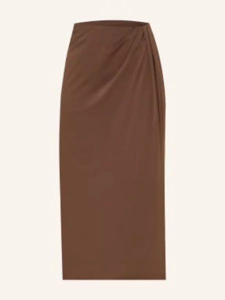 Weekend Max Mara Jerseyová Sukně Lappole hnědá