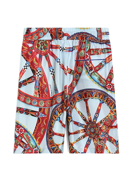 Bermudy dziecięce Dolce And Gabbana niebieskie