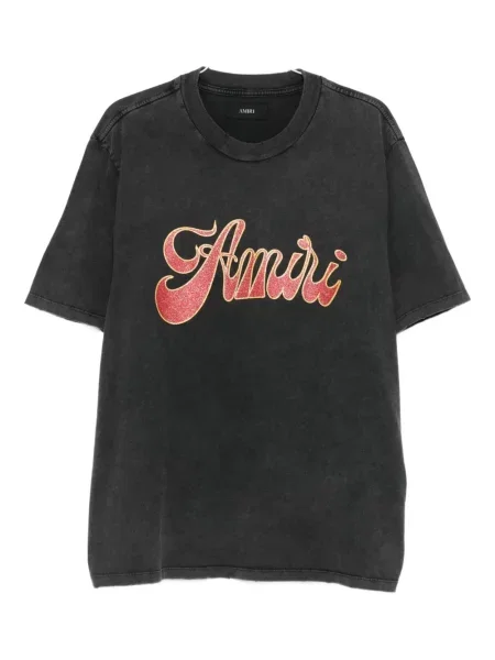 Tricou Amiri cu imagine negru