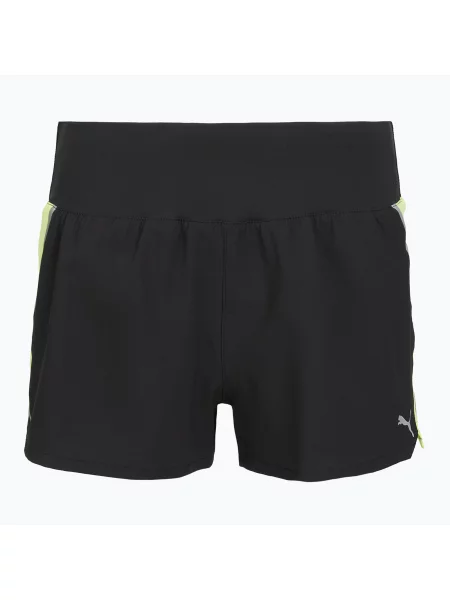 Pantaloni scurți de alergare pentru femei Puma Run Lite Woven Ultra Shorts black/neon negru