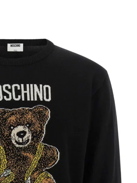 Ursuleț de pluș pulover Moschino negru