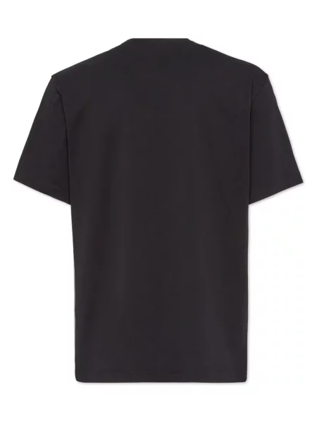 Raštuotas marškinėliai Dsquared2 juoda