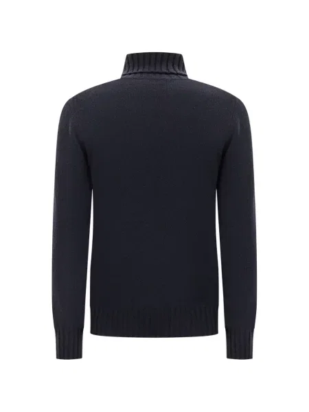 Pulover Piacenza Cashmere din cașmir albastru