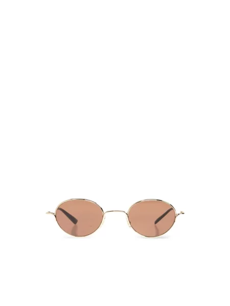 Okulary przeciwsłoneczne Alexander Mcqueen żółte