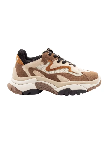 Sneakersy Ash Addict skórzane beżowe