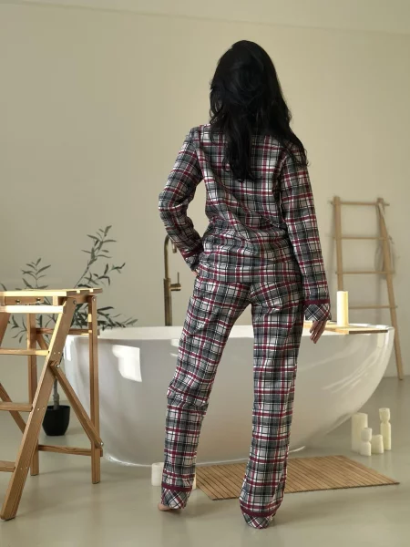 Піжама Cosy фланель сірий
