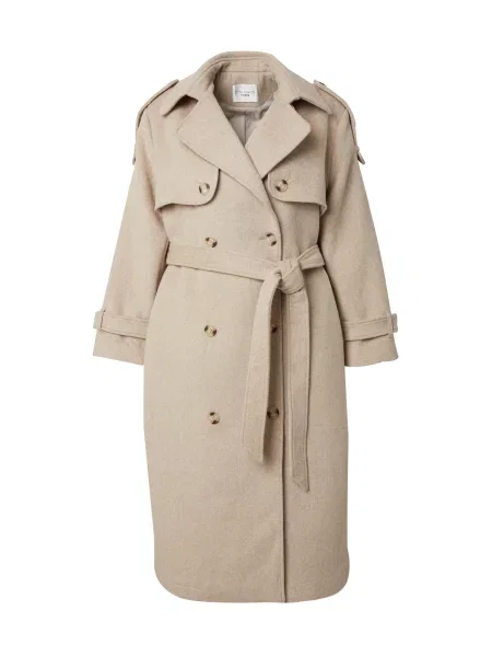 CITA MAASS Prechodný kabát melírovaná béžová