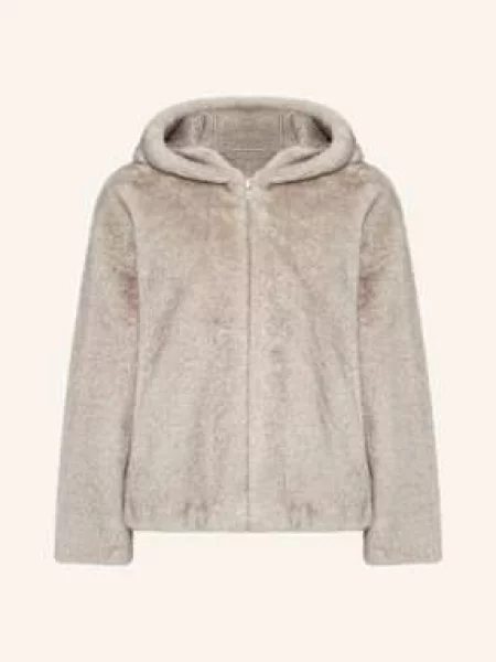 Studio Ar Kurtka Ze Sztucznego Futra Ruby beige beżowa