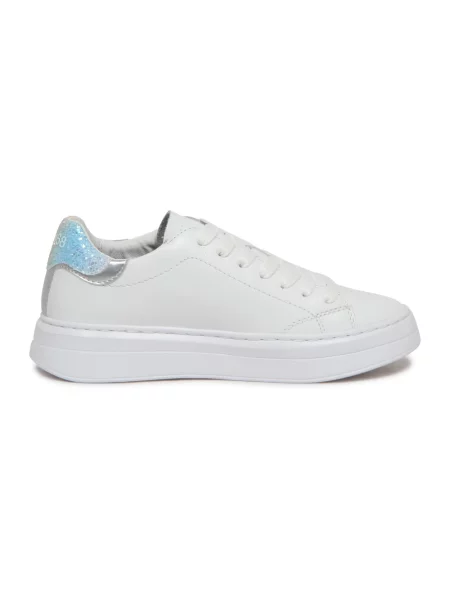 Sneakersy Sun68 skórzane białe