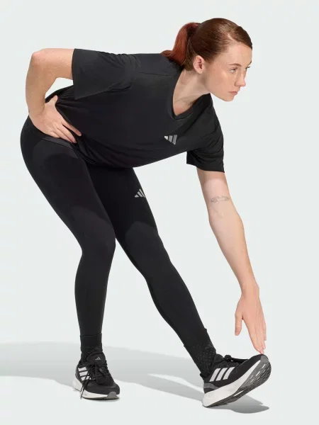 Переработанный леггинсы Adidas черные