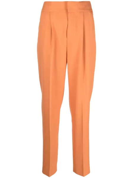 Pantaloni Rodebjer plisate maro