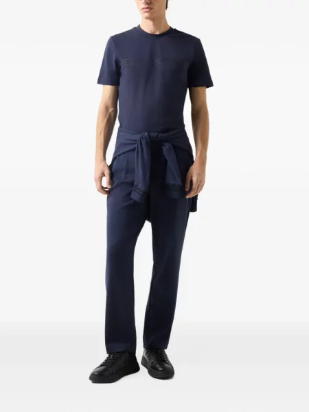 Tricou Bogner cu dungi albastru