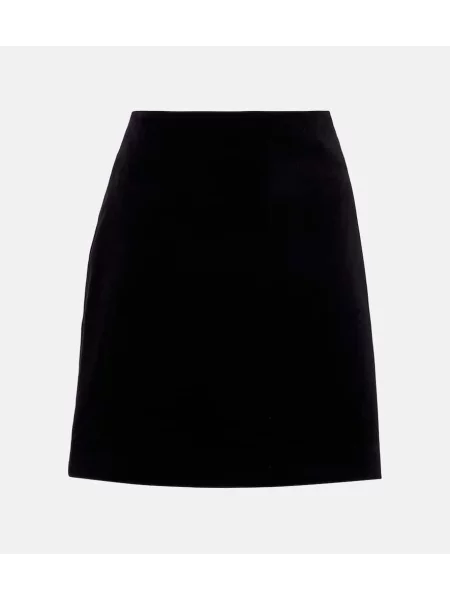 Fustă Blazé Milano de catifea negru