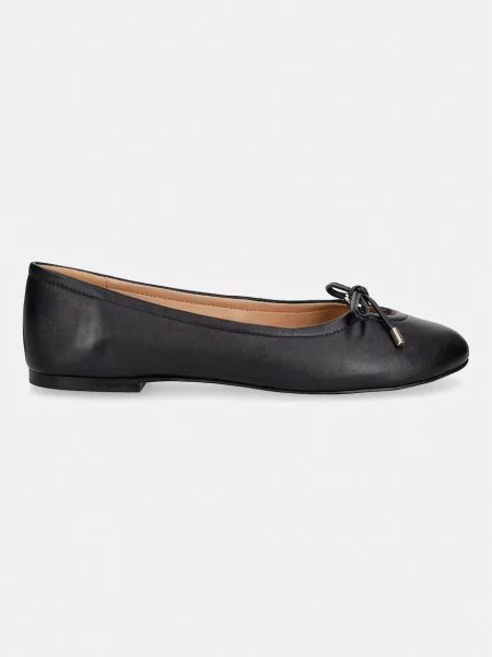 Dune London balerini din piele HALI negru