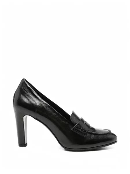 Pantofi cu toc Del Carlo din piele negru