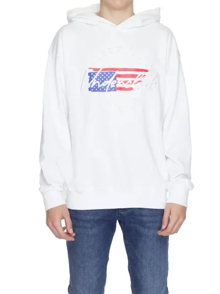 Hoodie Underclub s kapuco bela