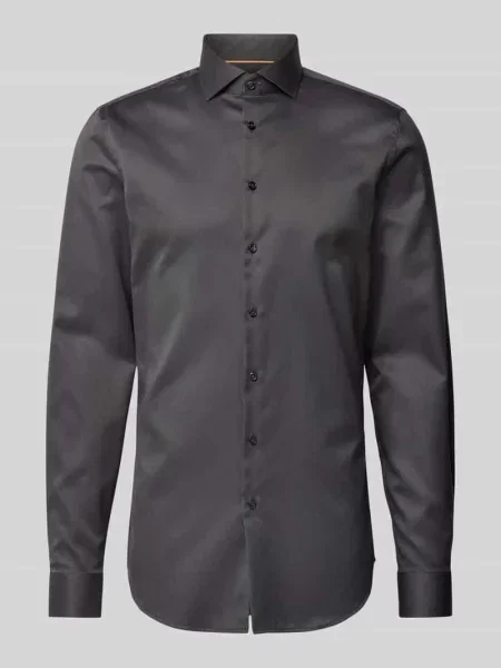 Koszula biznesowa o kroju slim fit z bardzo długim rękawem o jakości premium Jake*s