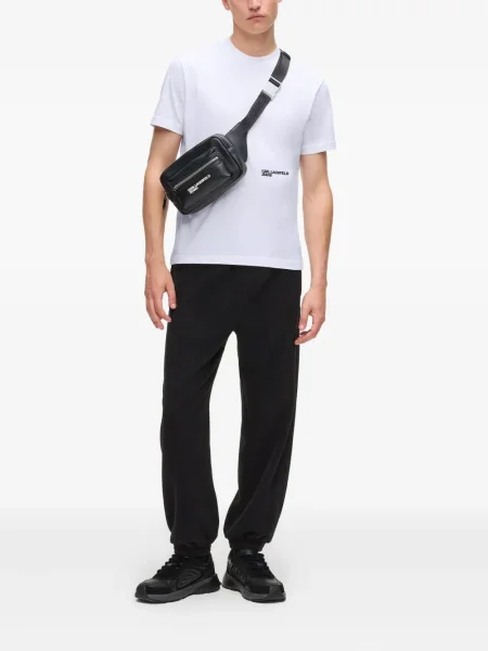 Μπλούζα Karl Lagerfeld Jeans με σχέδιο λευκό