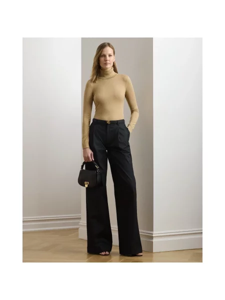Sweter z golfem Ralph Lauren beżowy