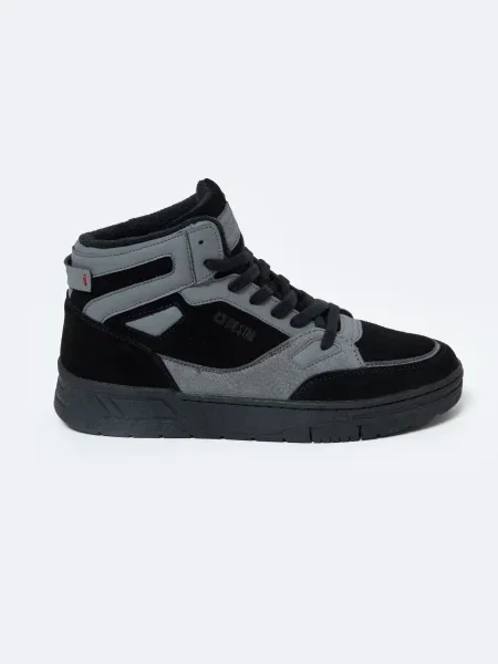 Semišové tenisky Big Star Shoes čierna