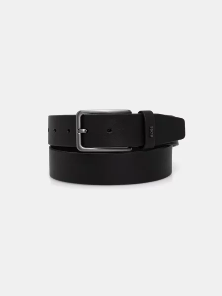 BOSS curea pentru bărbați din piele negru