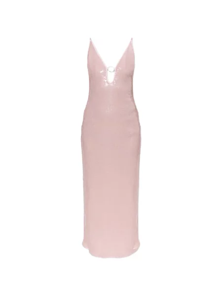 Rochie maxi Oseree cu paiete roz
