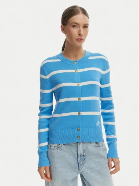 Kardigan Tommy Hilfiger modrý