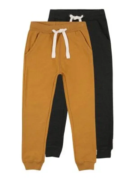 MINYMO Pantaloni închis / galben miere gri