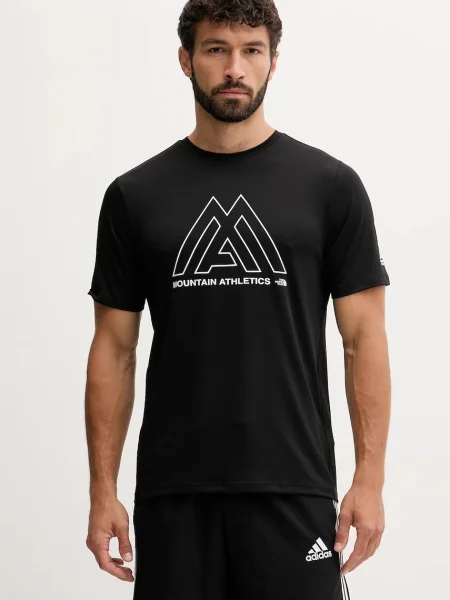 Kratka majica za vadbo The North Face črna