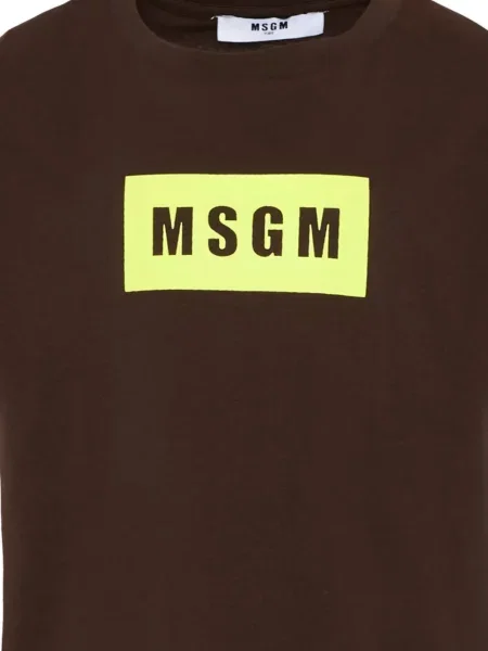 Koszulka dziecięca Msgm brązowa