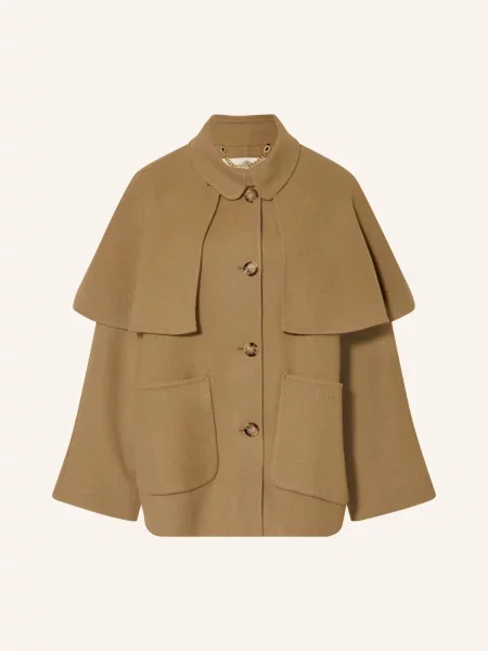 Barbour Bunda Aggy S Odnímatelným Pláštěm velbloudí