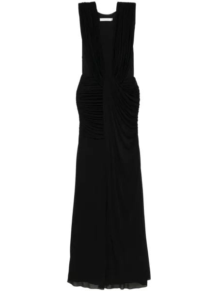 Rochie maxi Christopher Esber drapată negru