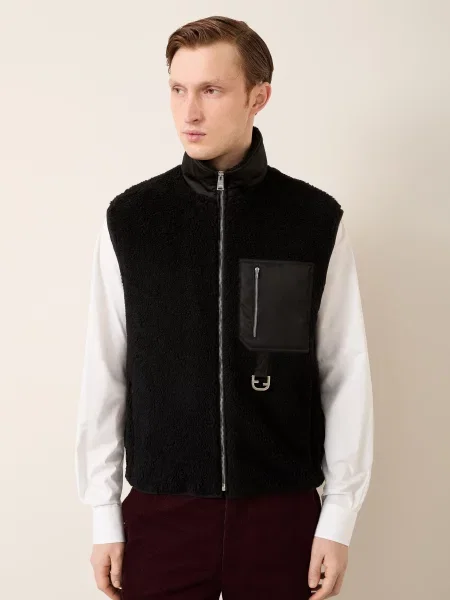 Fendi Teddyfellová Vesta černá