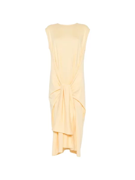Rochie midi Toteme fără mâneci galben