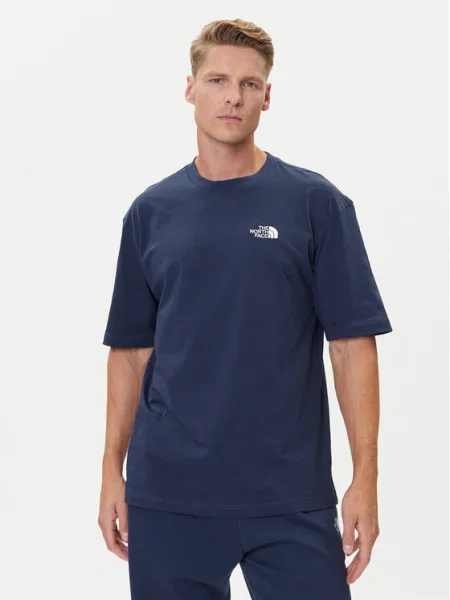 Тениска The North Face тъмносиньо