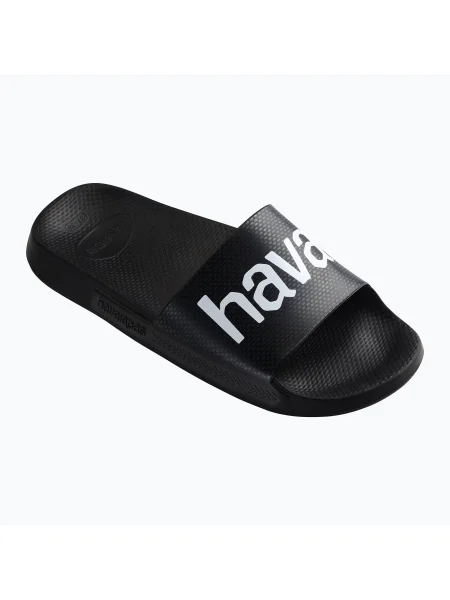 Havaianas Classic Logomania flip-flop tengerészgyalogos feketék Classic Logomania fekete