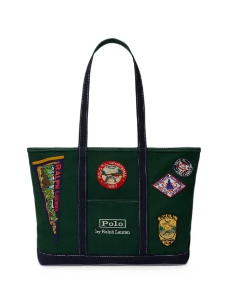 Καρό μακρύς polo Polo Ralph Lauren σουέτ μαύρο