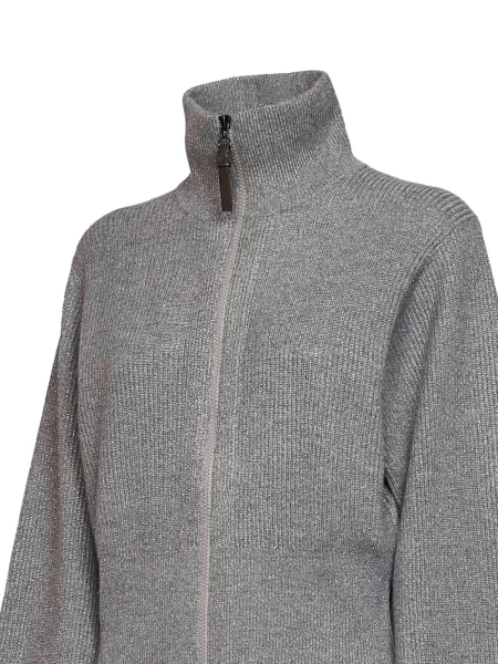 Pulover Brunello Cucinelli tricotate gri