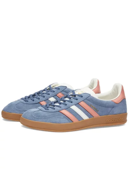 Sneakersy Adidas Originals skórzane niebieskie