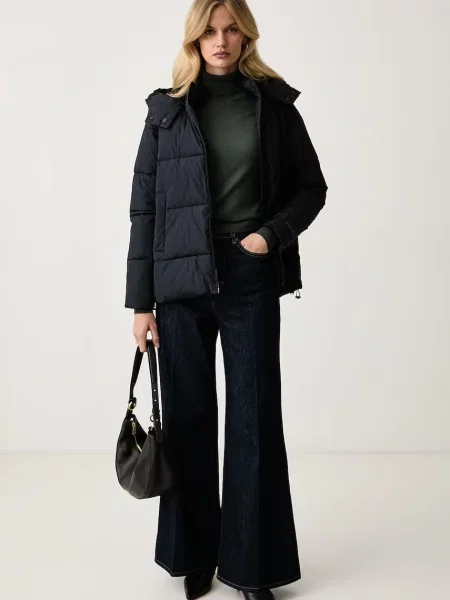 Trussardi geacă matlasată pentru femei negru