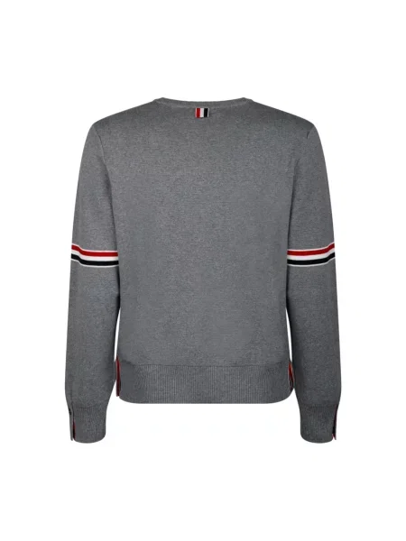 Sweter Thom Browne w paski szary