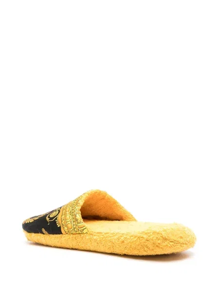 Bačkory Versace s potiskem černé