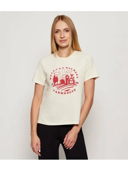 Weekend Max Mara tricou din CLOWN bej